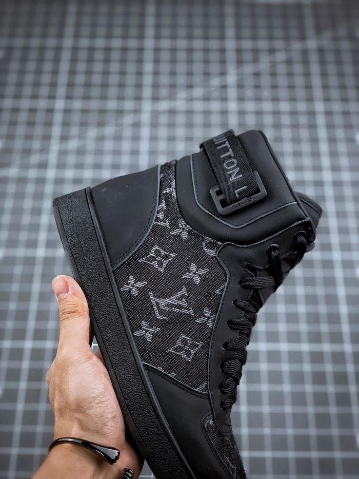 Louis Vuitton high top leather shoes
