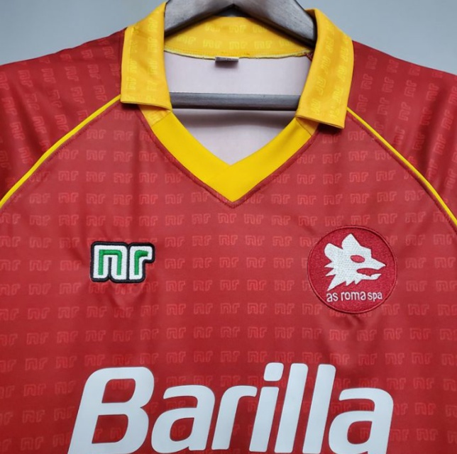 Retro Roman 90/91 home sleeve training suit