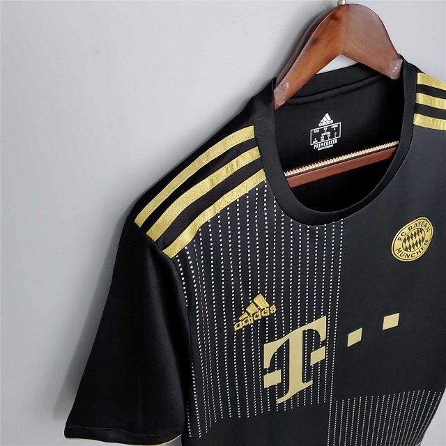 Bayern munich away jersey vintage soccer match men's second soccer sportswear football shirt 2021-2022
