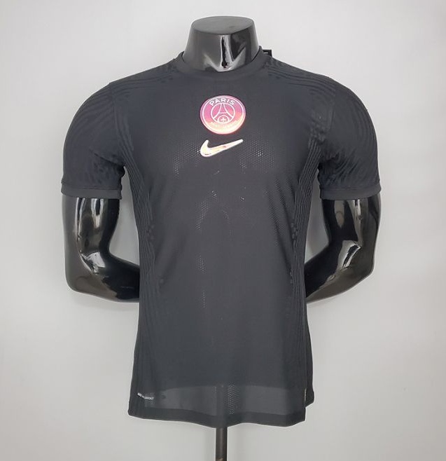 PSG player version of the classic black short sleeve training suit