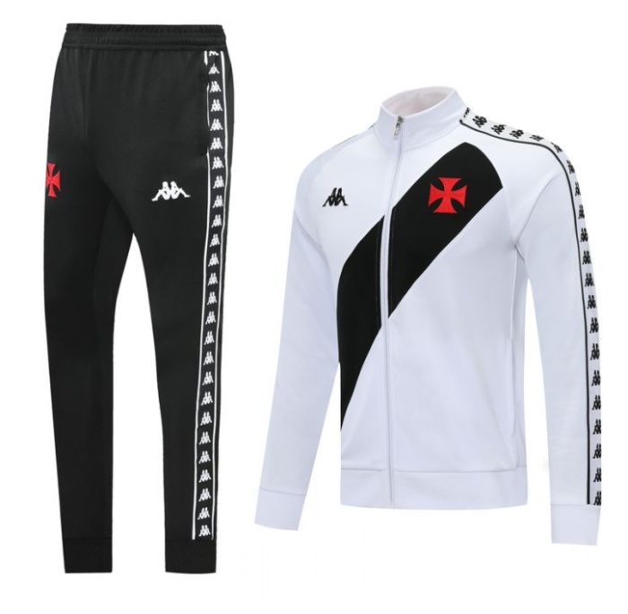 Vasco da Gama RJ White Jacket Training Suit Grey (Top + Pant)