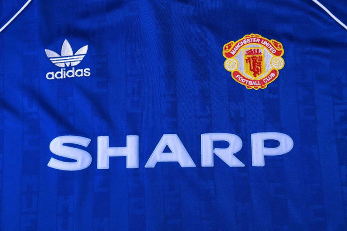 1988 Manchester United away Soccer Jersey