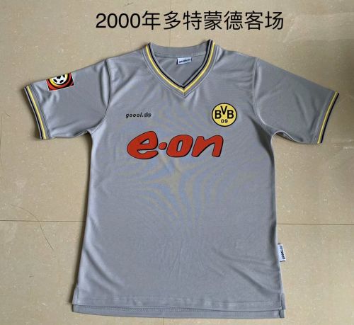 2000 Borussia Dortmund grey Soccer Jersey