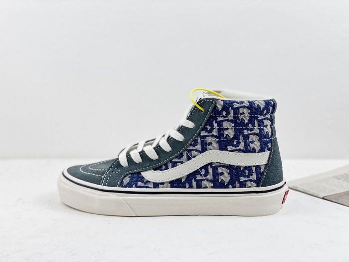 Dior x Vans delicious canvas vulcanized board shoes