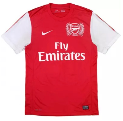 2011-2012 Arsenal home stadium 125th anniversary retro jersey