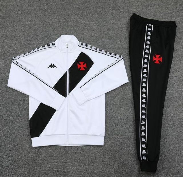 Vasco da Gama RJ White Jacket Training Suit Grey (Top + Pant)