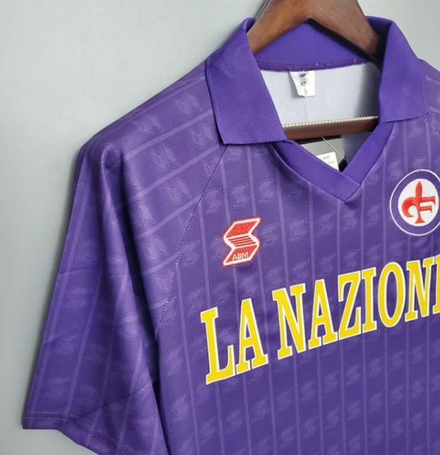 Retro Florence 89/90 home sleeve training suit