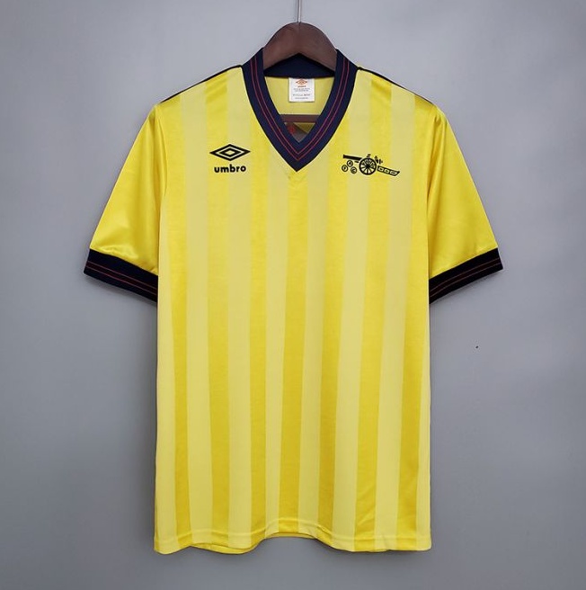 Retro 83/86 Arsenal away version short sleeve training suit