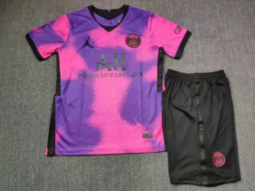 21/21 Paris Saint-Germain Fourth soccer Jersey and short kit
