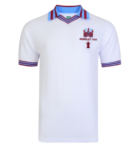 Retro West Ham United 1980 Away Soccer Jersey