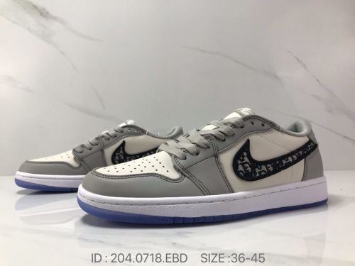 Dior x Air Jordan 1 low shoes