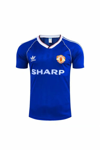 1988 Manchester United away Soccer Jersey