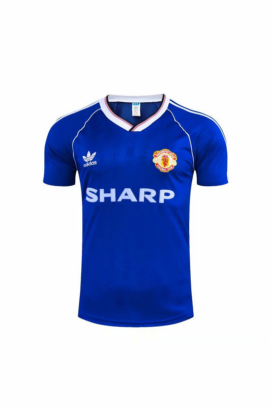 1988 Manchester United away Soccer Jersey