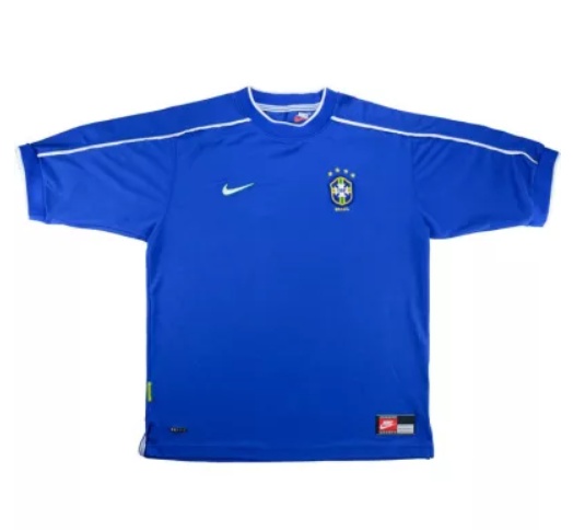 1998-2000 Brazil Away Retro Jersey