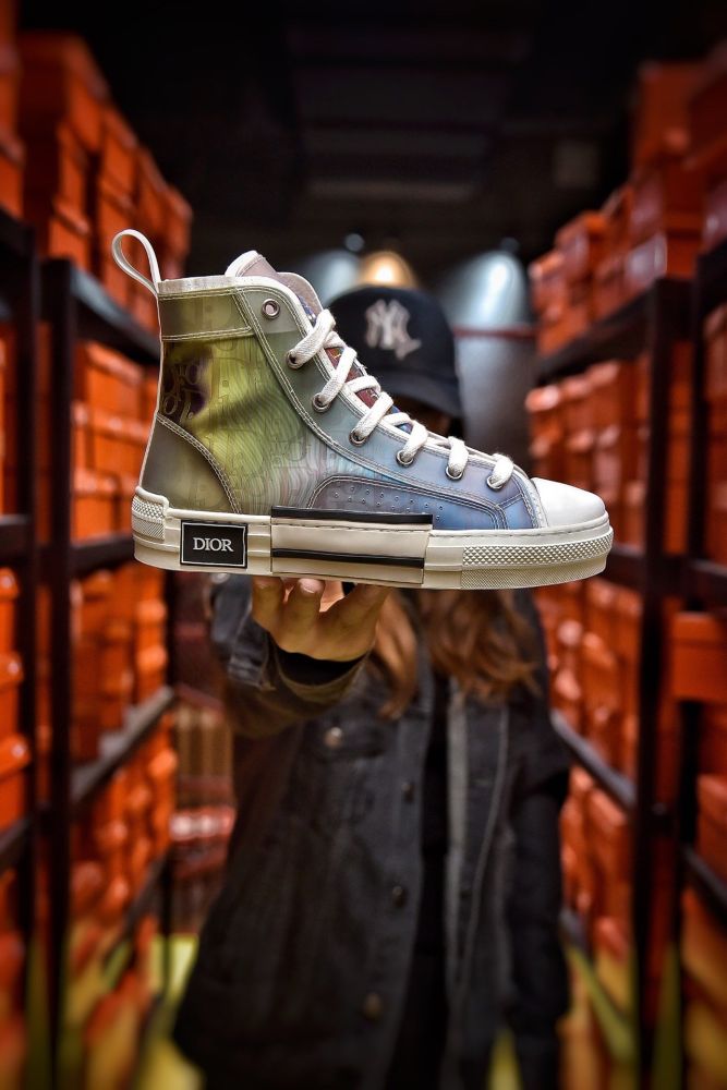 Dior B23 Oblique High Top Sneakers