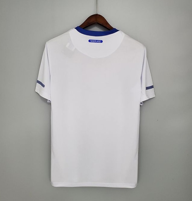 Retro Netherlands 2010 away short sleeve training suit