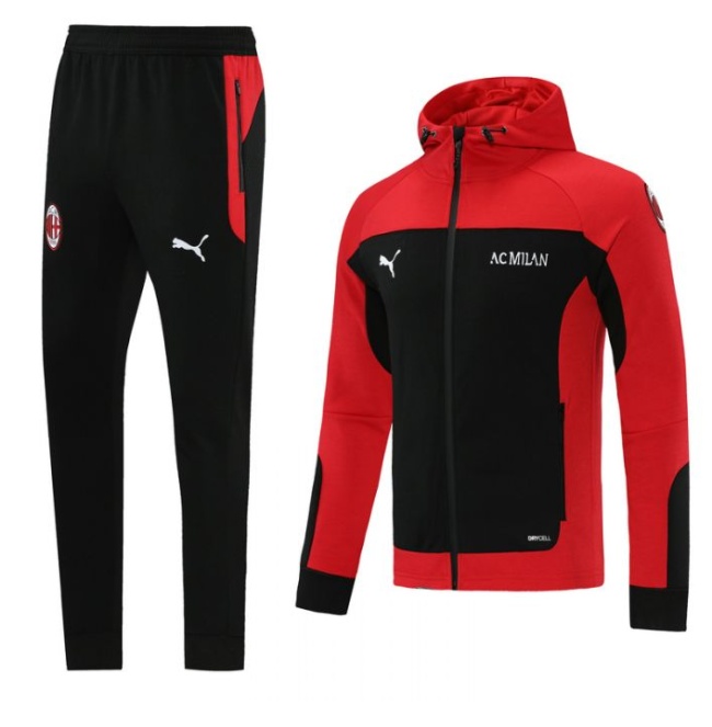 2021 AC Milan Hooded Jacket Training SuitTop + Pant)