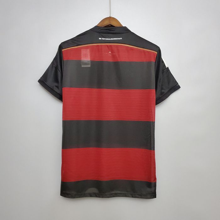 Retro Germany 2014 away short sleeve training suit