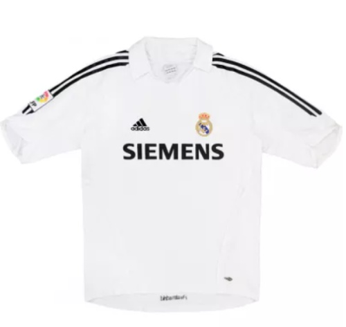 2005-2006 Real Madrid home retro jersey