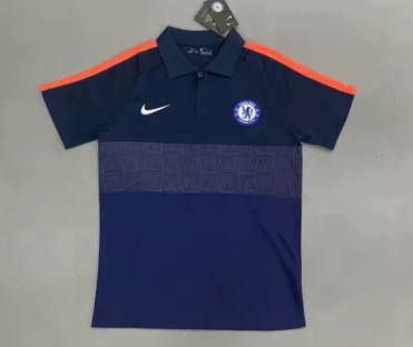 20/21 New Adult Thai Quality Chelsea blue polo football shirt soccer jersey