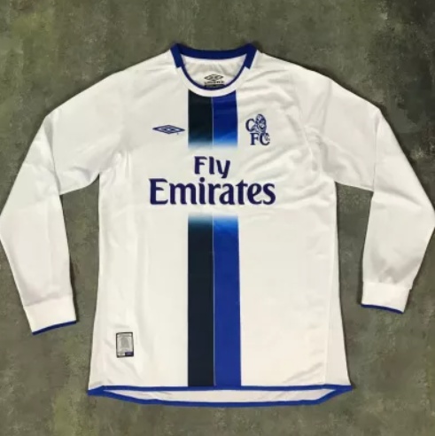 2003-2005 Chelsea L/S Away Retro Jersey