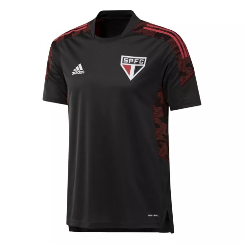 Mens Sao Paulo FC Short Training Jersey Mens Black 2021/22