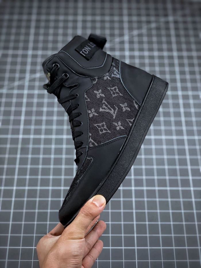 Louis Vuitton high top leather shoes