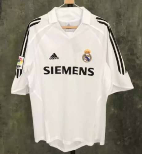 2005-2006 Real Madrid home retro jersey
