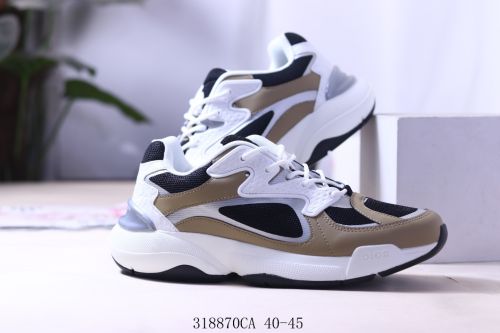 Dior Homme B24 reflective mesh  Leather Sneakers