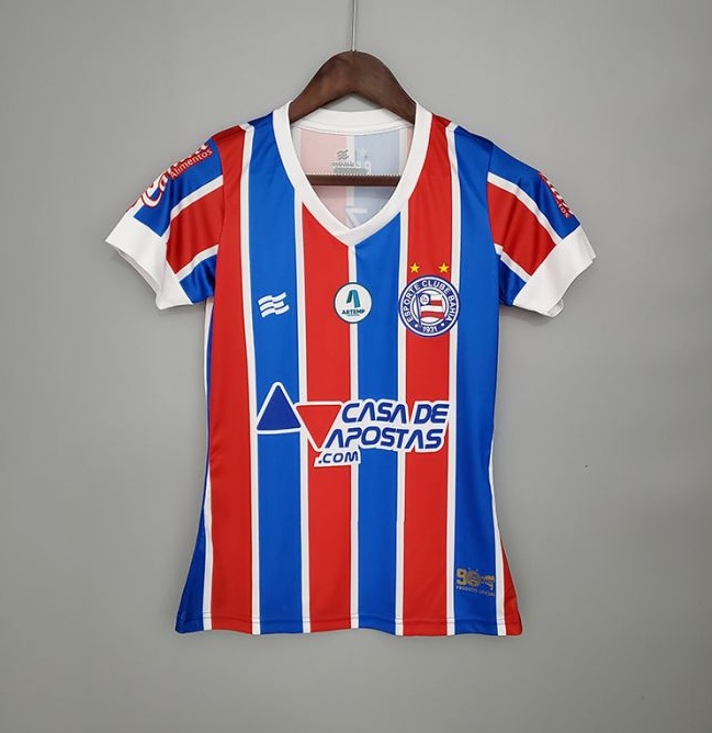 2021 Bahia women away short sleeve training suit