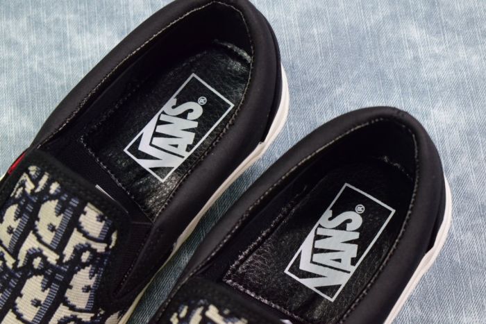 Dior x Vans in low top shoes
