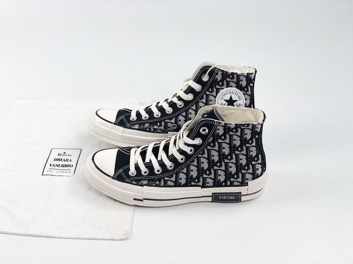 Dior x Converse 1970s canvas shoes