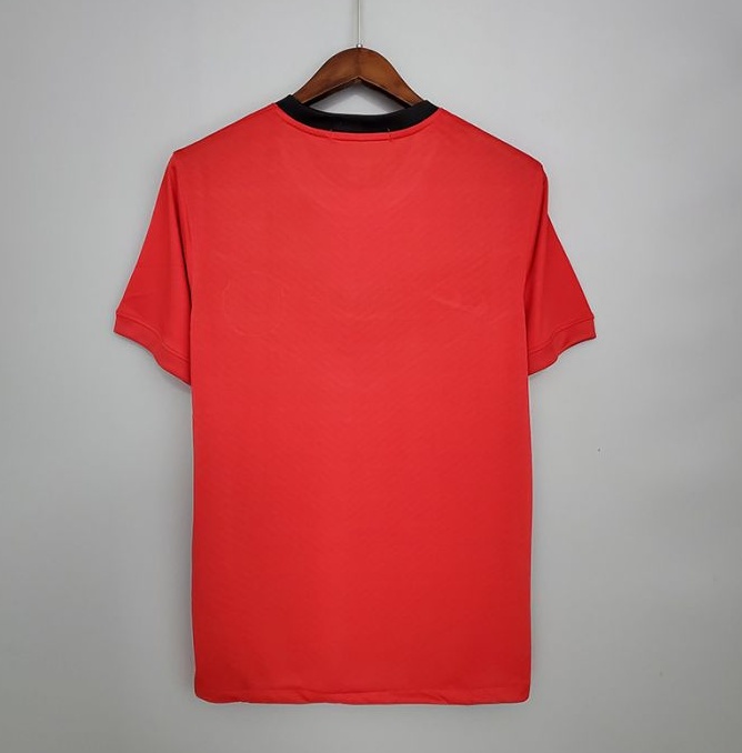 Retro 09/10 M-U Manchester United home version short sleeve training suit