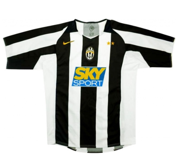 04-05 Adult Juventus home blue retro soccer jersey football shirt