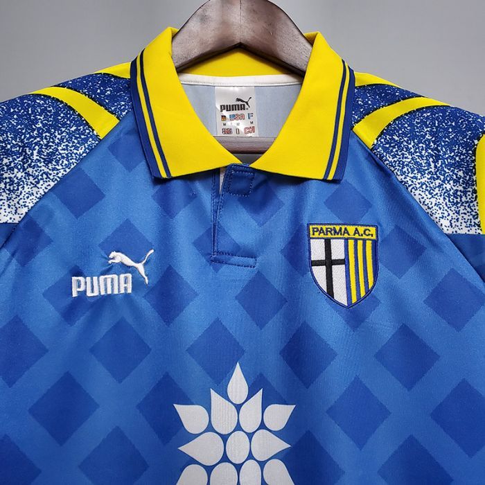 Retro Palma 95/97 Blue Parma Calcio short sleeve training suit