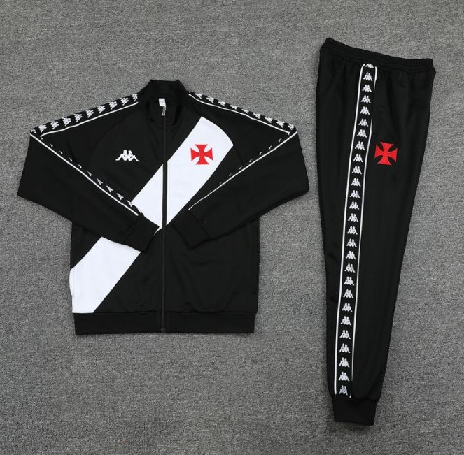 Vasco da Gama RJ Black Jacket Training Suit Grey (Top + Pant)