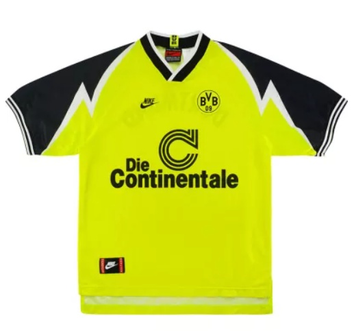 95 / 96 Borussia Dortmund yellow Soccer Jersey
