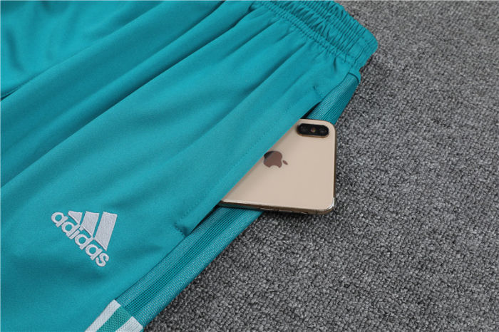 2021-2022 Bayern Kids light gray semi-pull training suit and pants