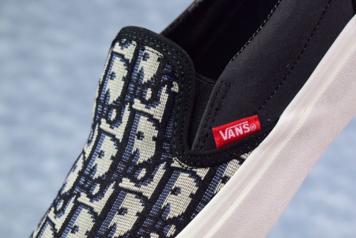 Dior x Vans in low top shoes