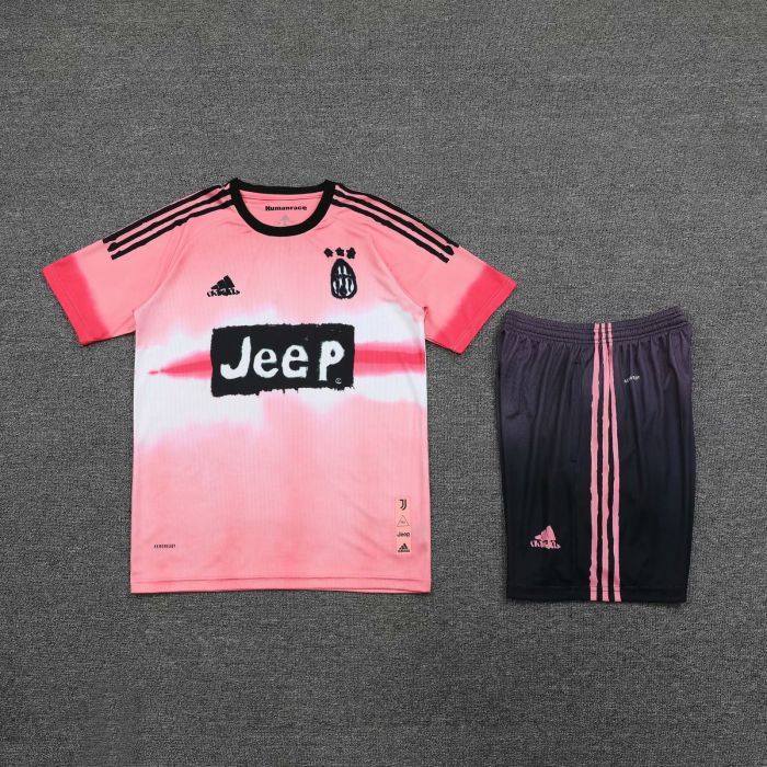 2021 Juventus pink joint training suit (Shirt + Pant)