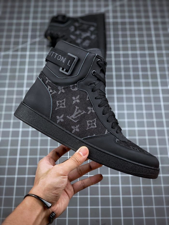 Louis Vuitton high top leather shoes