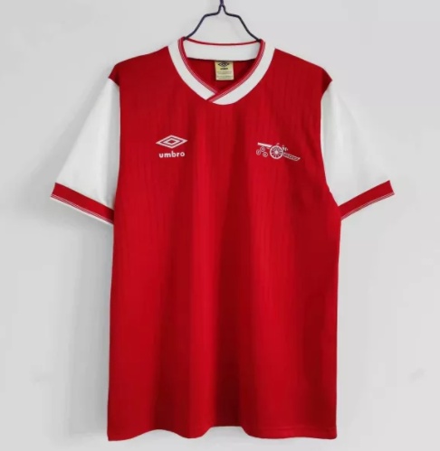 83-86 Adult Arsenal home red retro soccer jersey football shirt