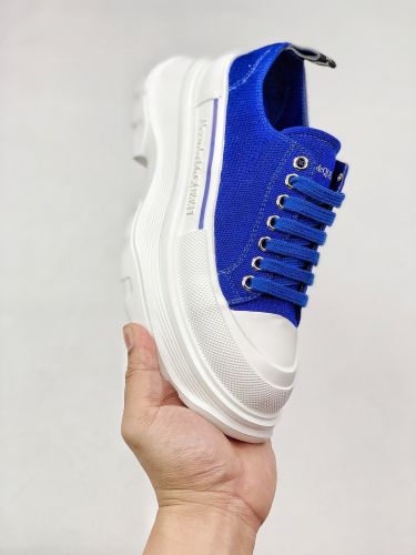 Alexander McQueen lace up canvas shoes