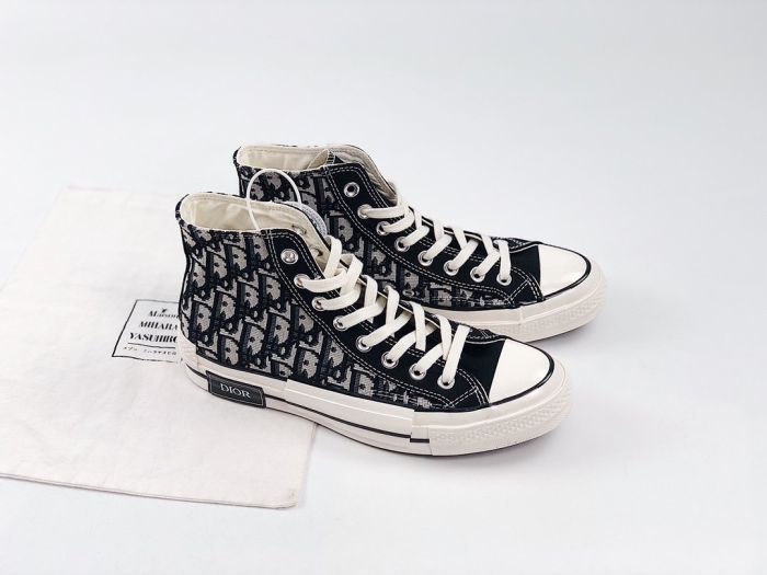 Dior x Converse 1970s canvas shoes
