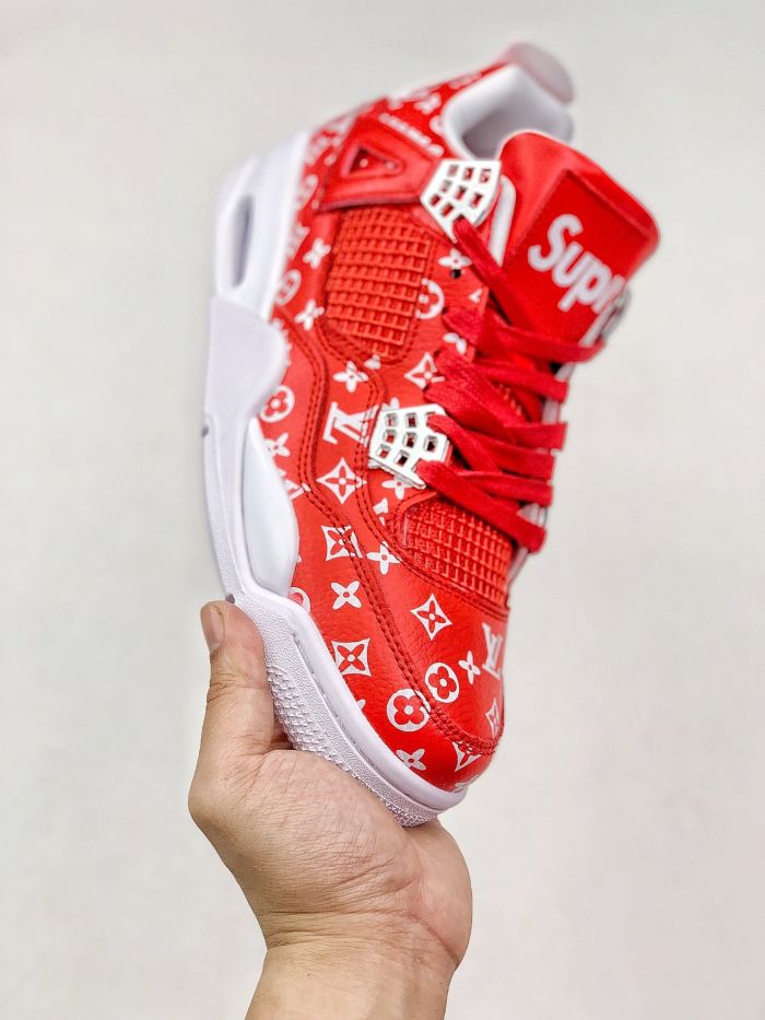 Air Jordan 4 x Louis vuitton x supreme