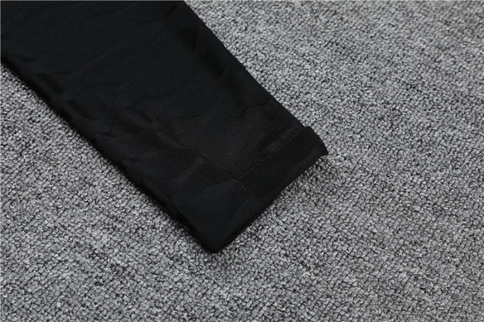 2021-2022 Chelsea black half pull training suit plus pants