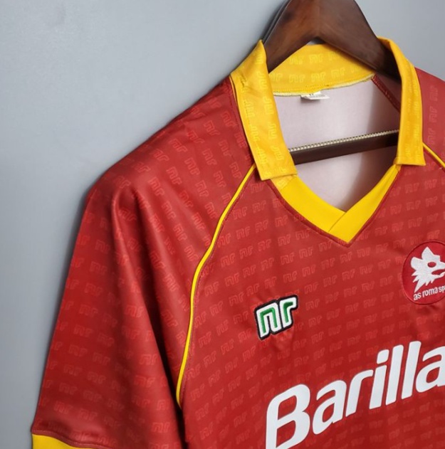 Retro Roman 90/91 home sleeve training suit