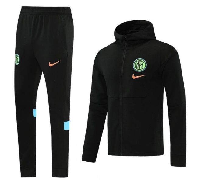 2021 Inter Milan Hooded Jacket Training SuitTop + Pant)