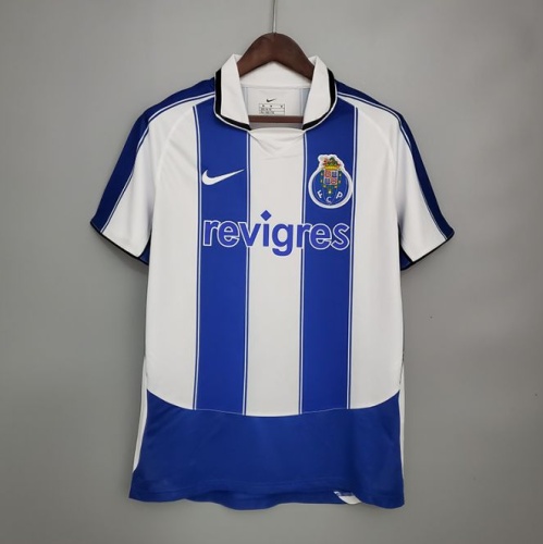 03 / 04 Porto blue white soccer jersey