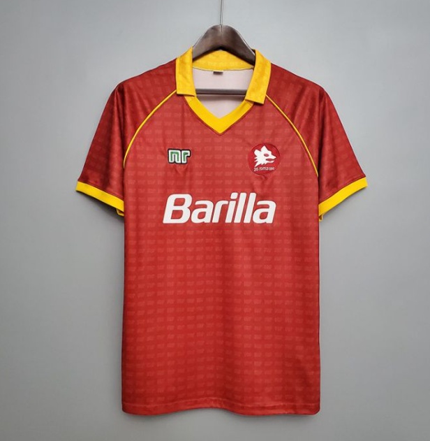 Retro Roman 90/91 home sleeve training suit